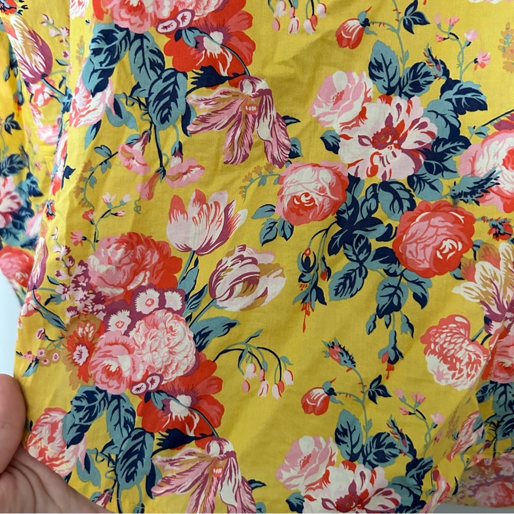 J. Crew x Liberty London Popover Floral Blouse - Picture 7 of 8